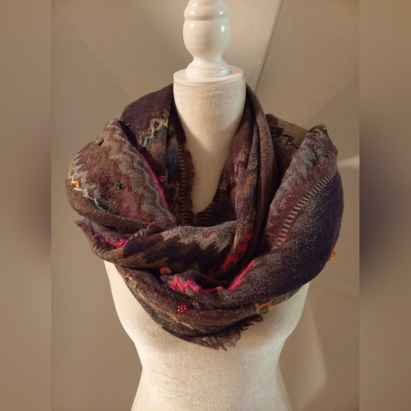 Châle-chale made in a India - Picture 2 of 6